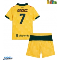 AC Milan Santiago Gimenez #7 Tredjedraktsett Barn 2025-26 Kortermet (+ Korte bukser)